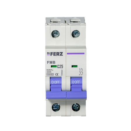 FMB-C 10kA 2P 25 х-ка C Автоматический выключатель